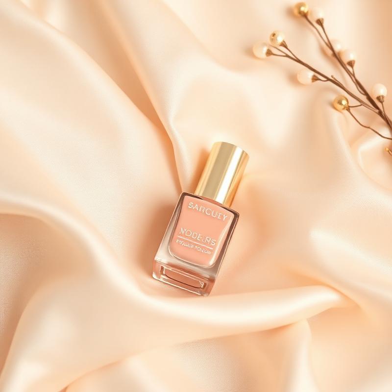 Manicure com esmaltação nude